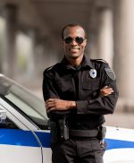 Black police officer