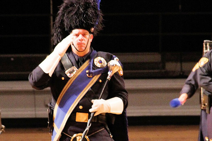 A performance at the Cleveland International Tattoo