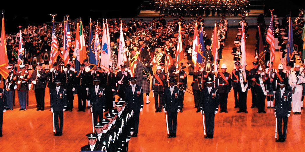 The Cleveland International Tattoo in action