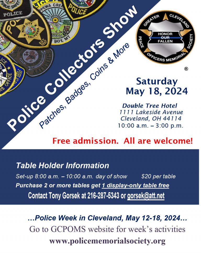 2024 Police Collectors Show GCPOMS