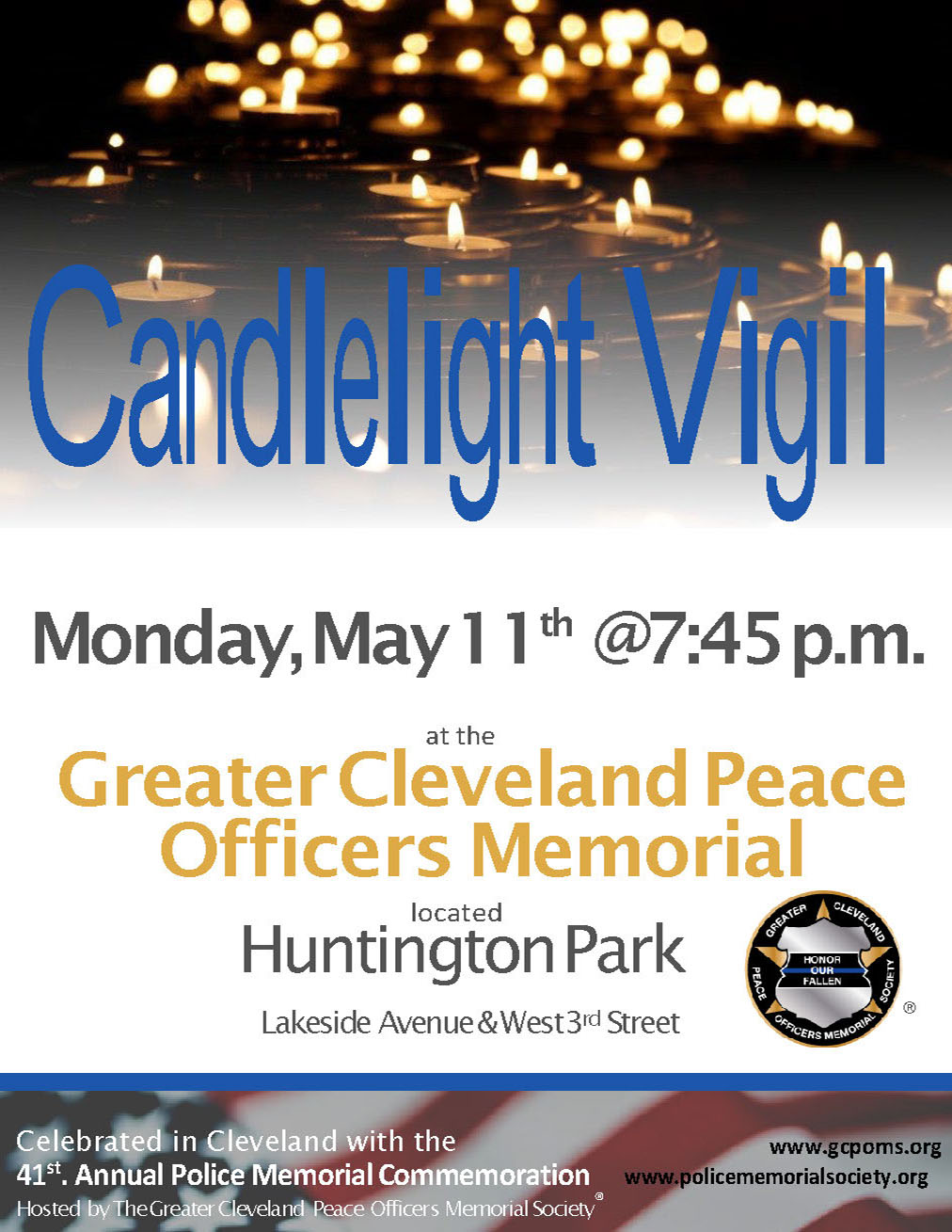 GCPOMS Candlelight Vigil 2026 Flyer