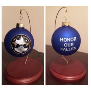 Honor Our Fallen GCPOMS Christmas Ornament