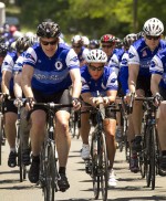 Police Unity Tour Cyclists