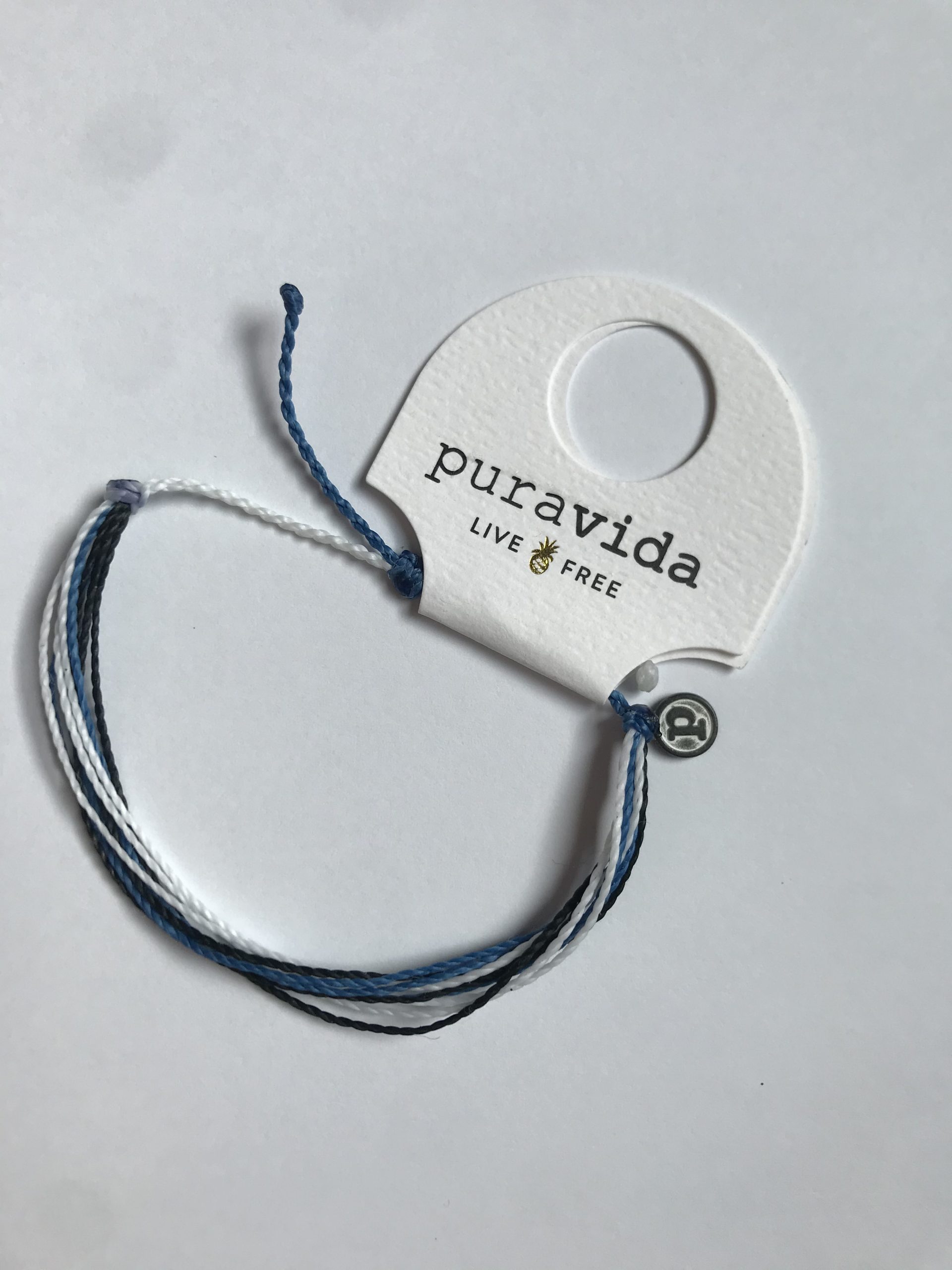 Pura Vida Thin Blue Line Bracelet | GCPOMS