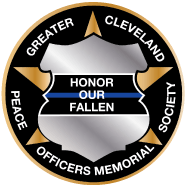 Greater Cleveland Peace Officers Memorial Society Badge - Honor Our Fallen